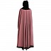Front open designer kaftan with lace work- Puce pink Front open designer kaftan with lace work- Puce pink